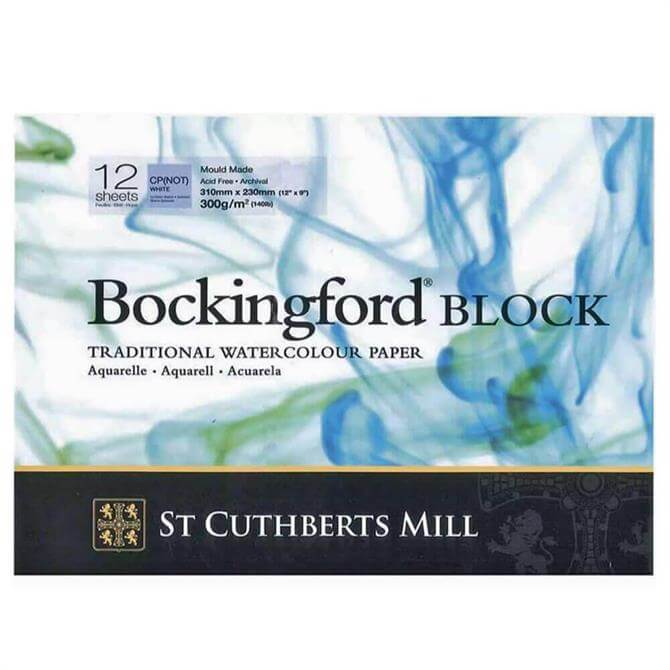 Bockingford 300gsm 12x9 Inches Cold Pressed Pad